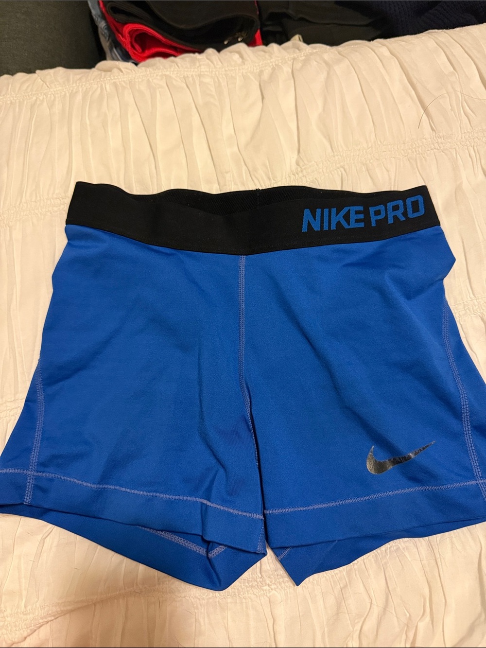 Nike Pro Royal Blue Athletic Compression Shorts